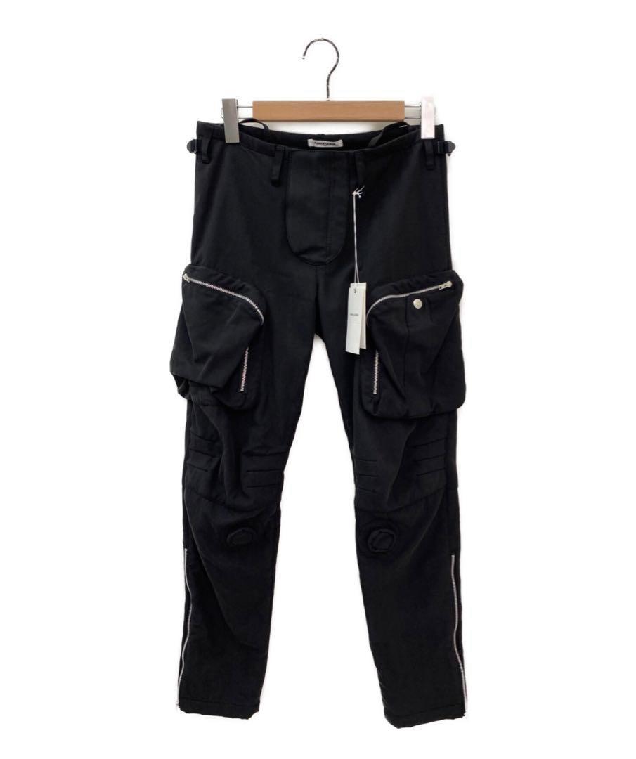 新品 フミカウチダGABARDINE OVERWATER PANTS ブラック 新品 フミカウチダGABARDINE OVERWATER PANTS ブラック