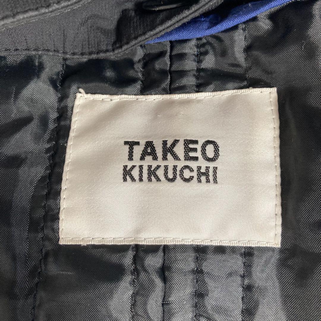 TAKEO KIKUCHI　　（2）　ステンカラーコート　ライナー付　黒