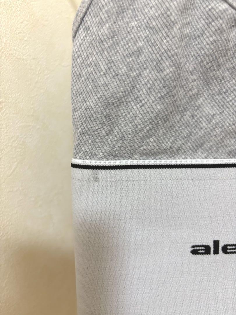 alexanderwang ロゴ入りブラトップ グレー xxs 未使用タグ付き