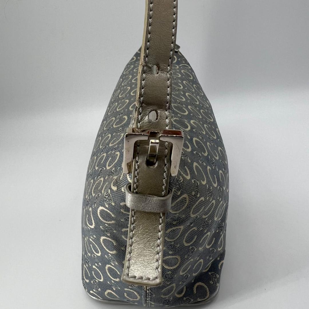 良品✨セリーヌ マカダム デニム ワンショルダーバッグ キャンバス 良品✨セリーヌ マカダム デニム ワンショルダーバッグ キャンバス