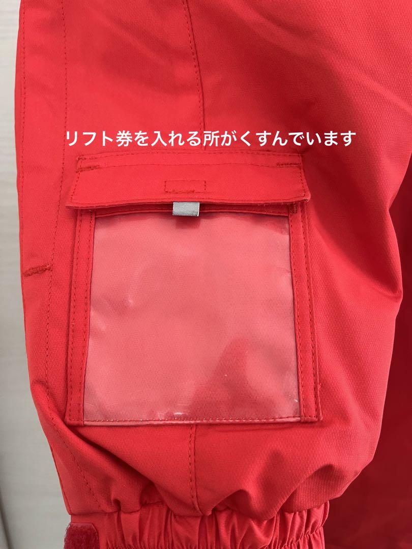 DESCENTE 赤　160cm スキーウェア