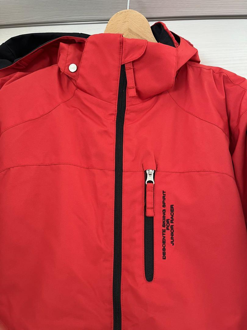 DESCENTE 赤　160cm スキーウェア