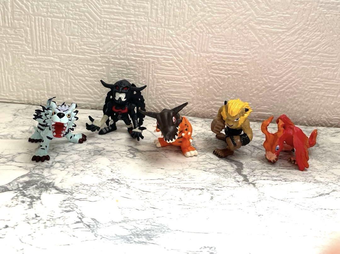 【新古美品】デジモンアドベンチャー　当時のもの　ミニフィギュア　5体　まとめ売り