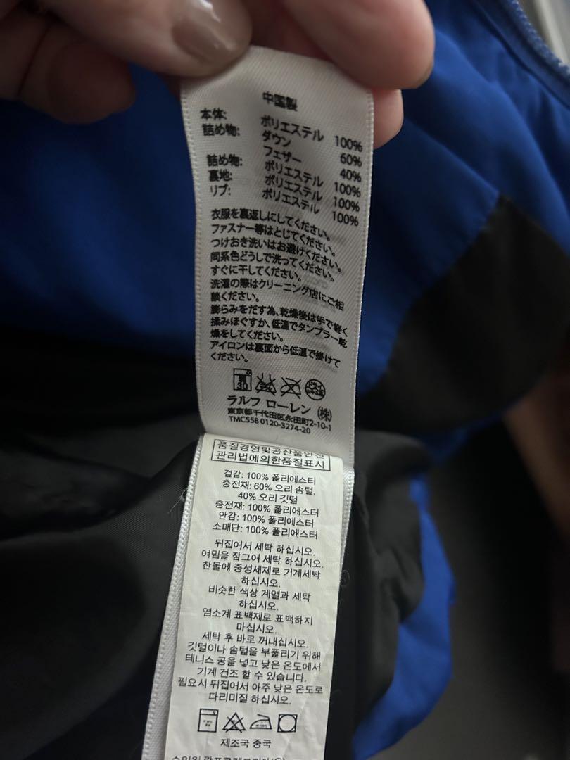 最終お値下げ！POLO ラルフローレン　ダウン
