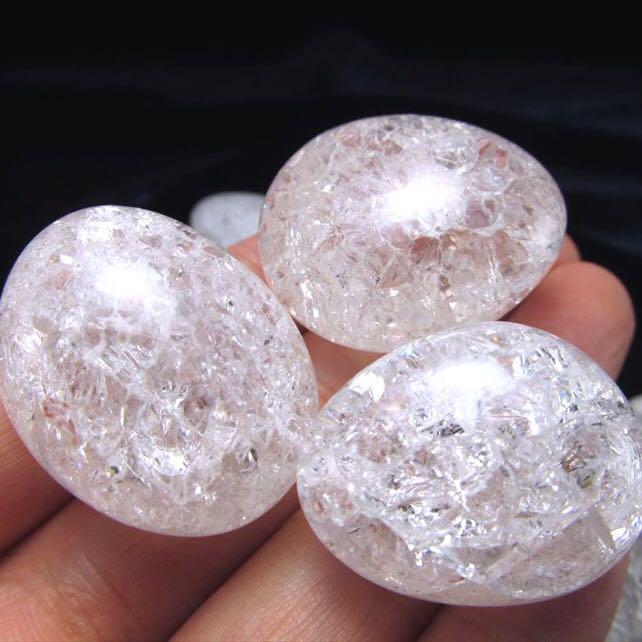 Amazon.co.jp: [GOLD STONE] クラック レインボー 水晶 爆裂水晶