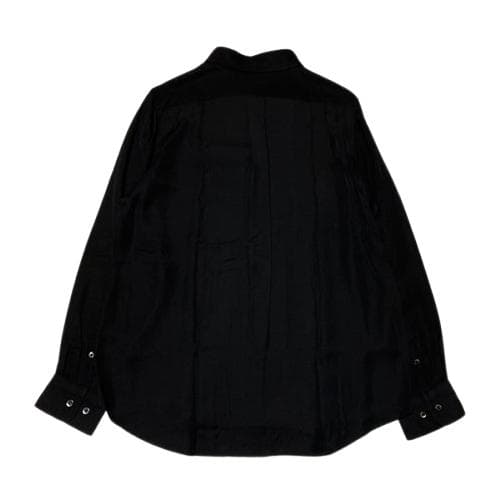 美品タグ付 GANGSTERVILLE 刺繍 レーヨンシャツ ブラック L 長袖 美品タグ付 GANGSTERVILLE 刺繍 レーヨンシャツ ブラック L 長袖