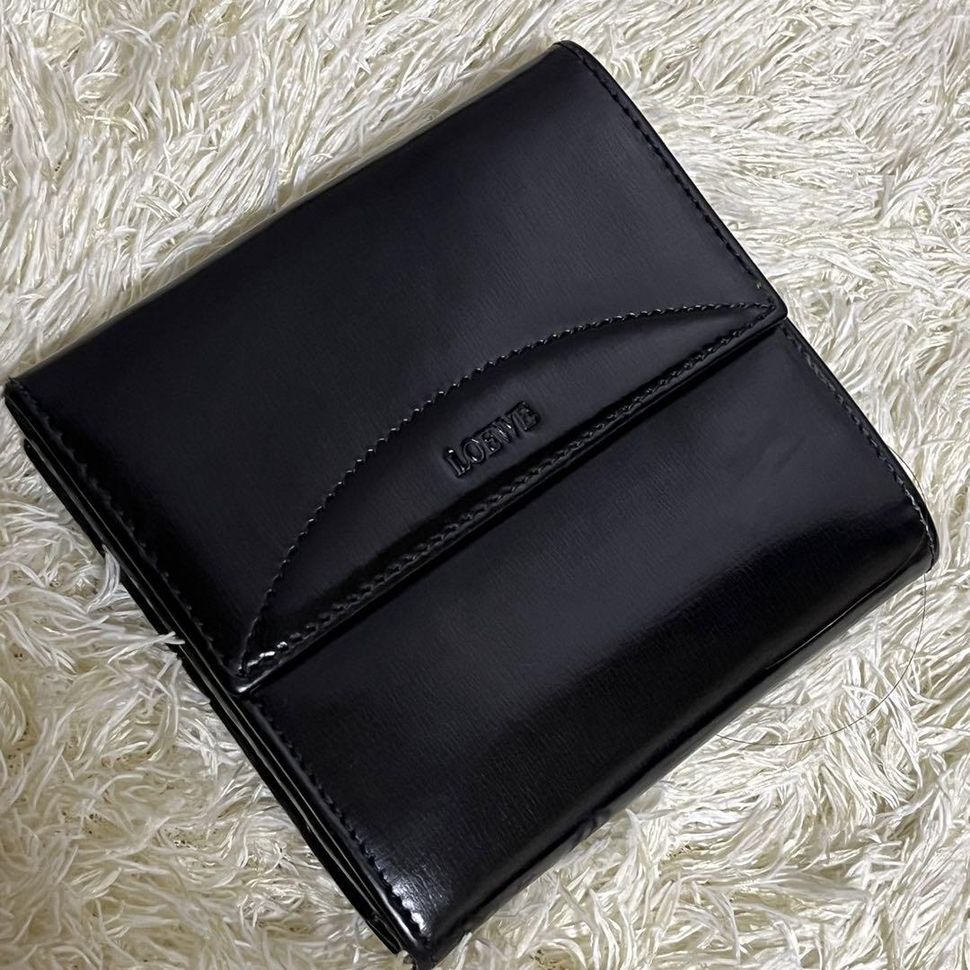ロエベ　折財布　LOEWE　アナグラム　ウォレット　コンパクトウォレット