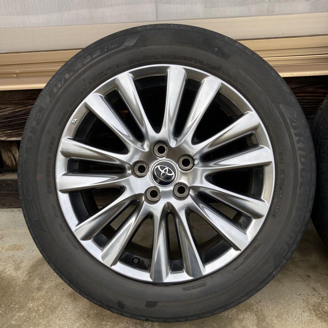 60系ハリアー純正タイヤホイールセット235/55r/18 バリ山