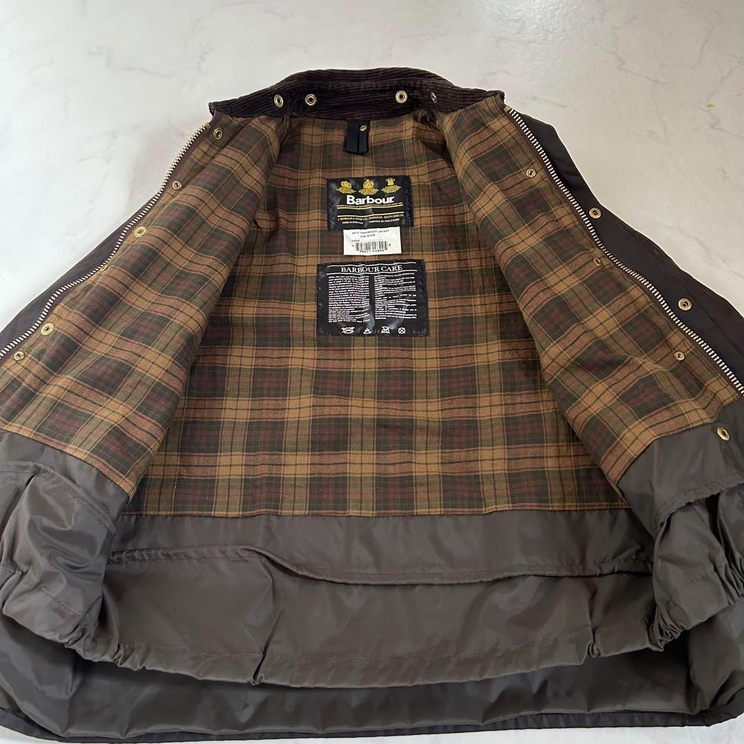 ≪超目玉★12月≫ BARBOUR 旧3ワラント 00年製 TRANSPORT 36 ラスティック ジャケット・アウター
