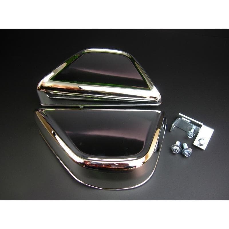 4Lモンキー用サイドカバー 左右セット メッキ