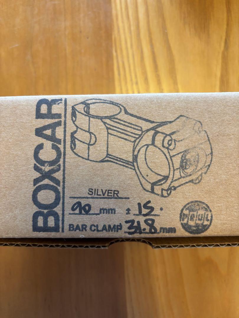 PAUL Boxcar Stemステム 90mm シルバー１５度