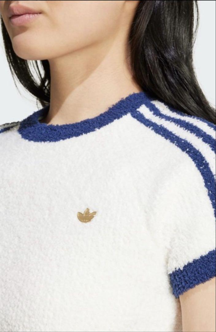 adidas originals プレミアム フルファッションドニットTシャツ