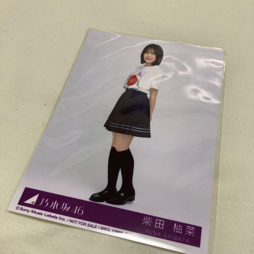 柴田柚菜 直筆 チートデイ 乃木坂46 乃木坂46 36thシングル チートデイ 初回限定版封入生写真 柴田柚