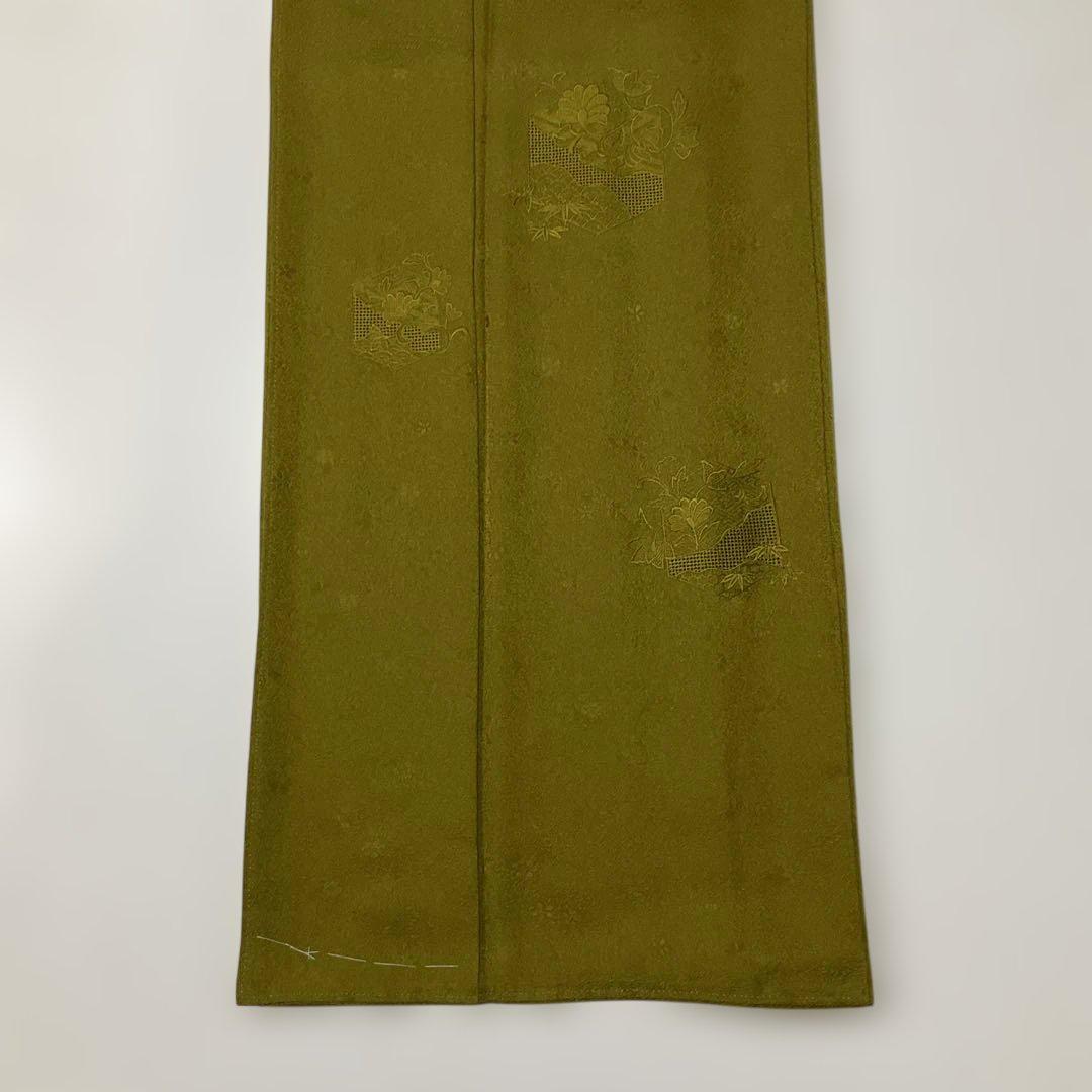 No.2589 未使用シリーズ正絹亀甲草花文様訪問着　美品 No.2589 未使用シリーズ正絹亀甲草花文様訪問着 美品 - メルカリ