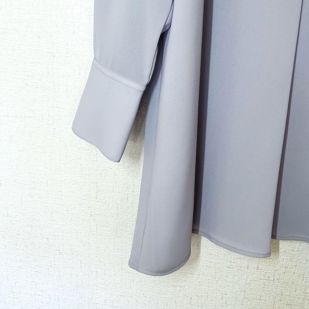 新品タグ付 ディノス DAMA collection ロングチュニックブラウス