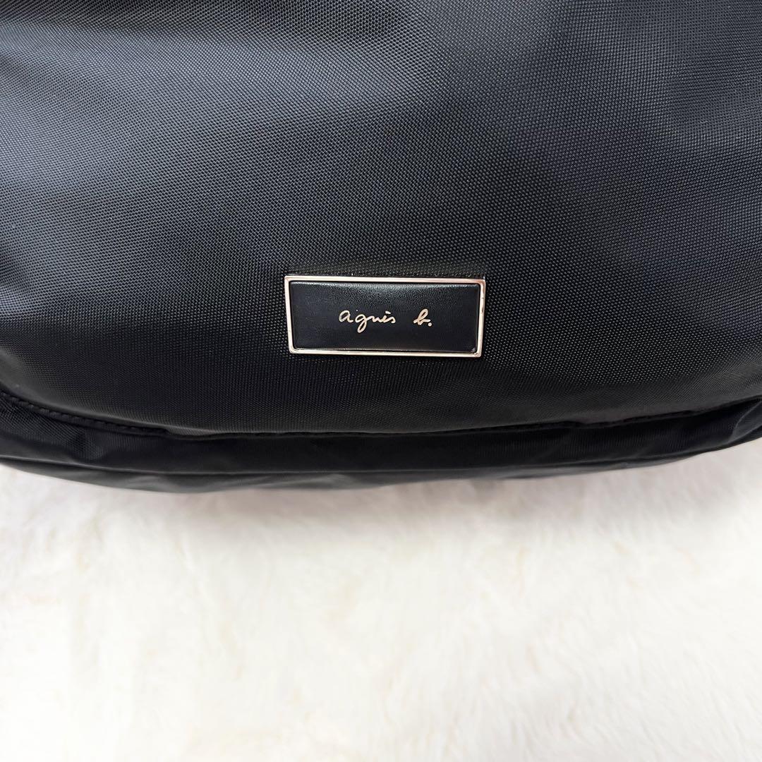 ぴと様専用】agnes b. アニエスベー✨️リュック ブラック ロゴ
