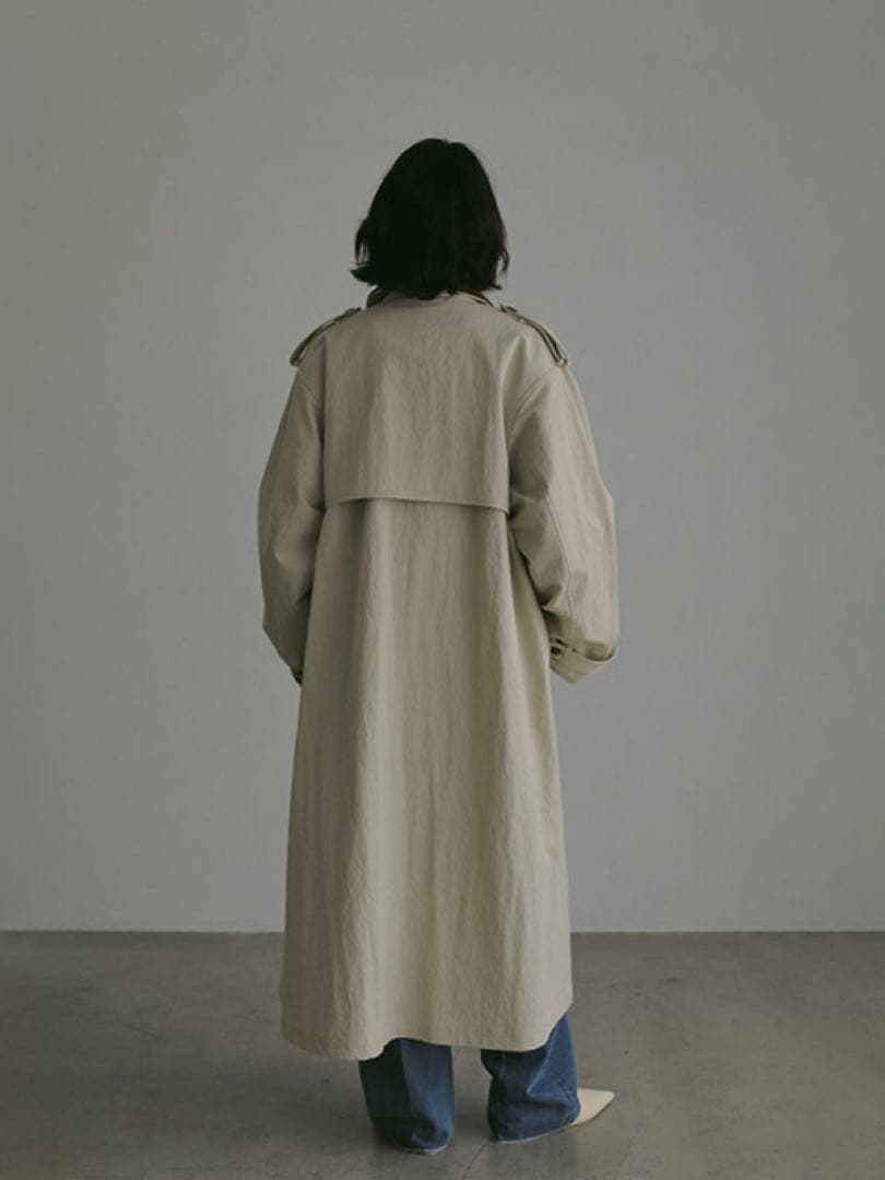 ETRE TOKYOフードストールロングトレンチコート ETRE TOKYOフードストールロングトレンチコート