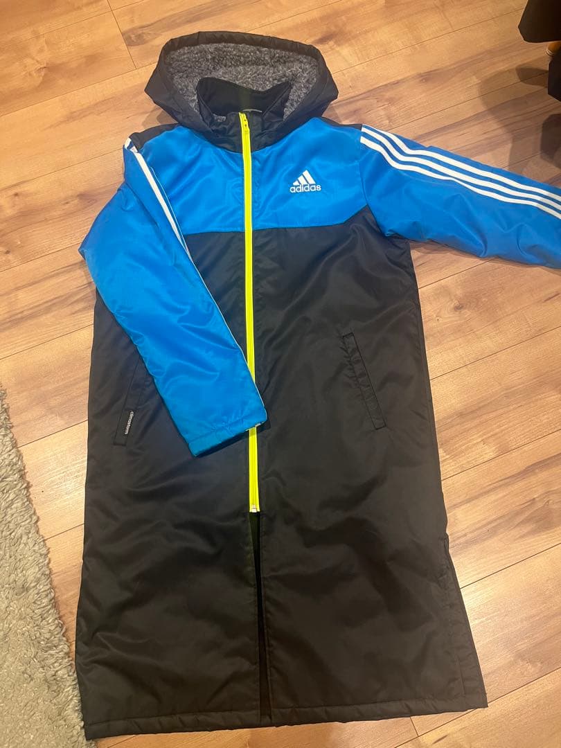 【難あり】アディダス　ベンチコート　160