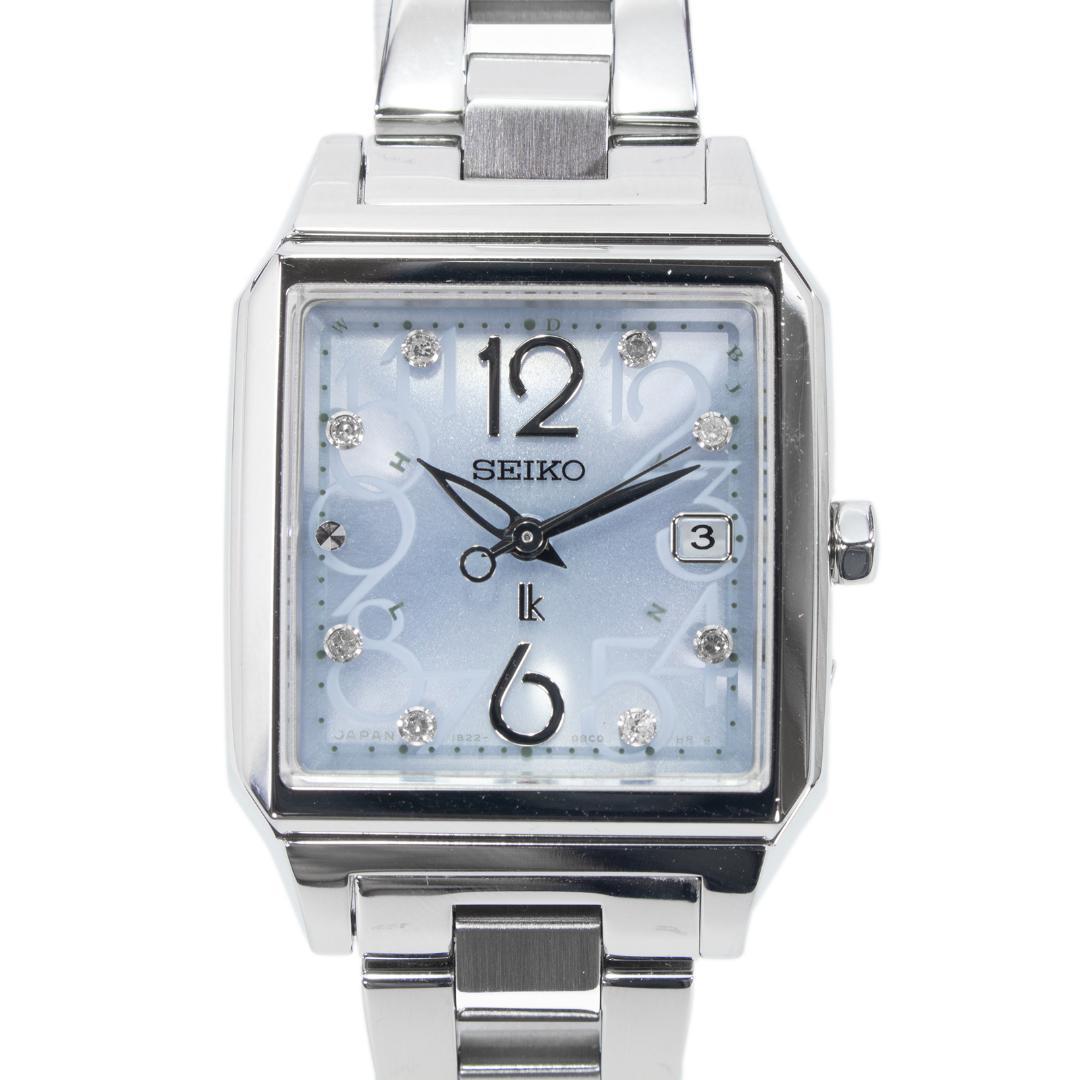 セイコー 腕時計 ソーラー電波 レディース 400点限定 ルキア 水色 スクエア セイコー 腕時計 ソーラー電波 レディース 400点限定 ルキア 水色 スクエア