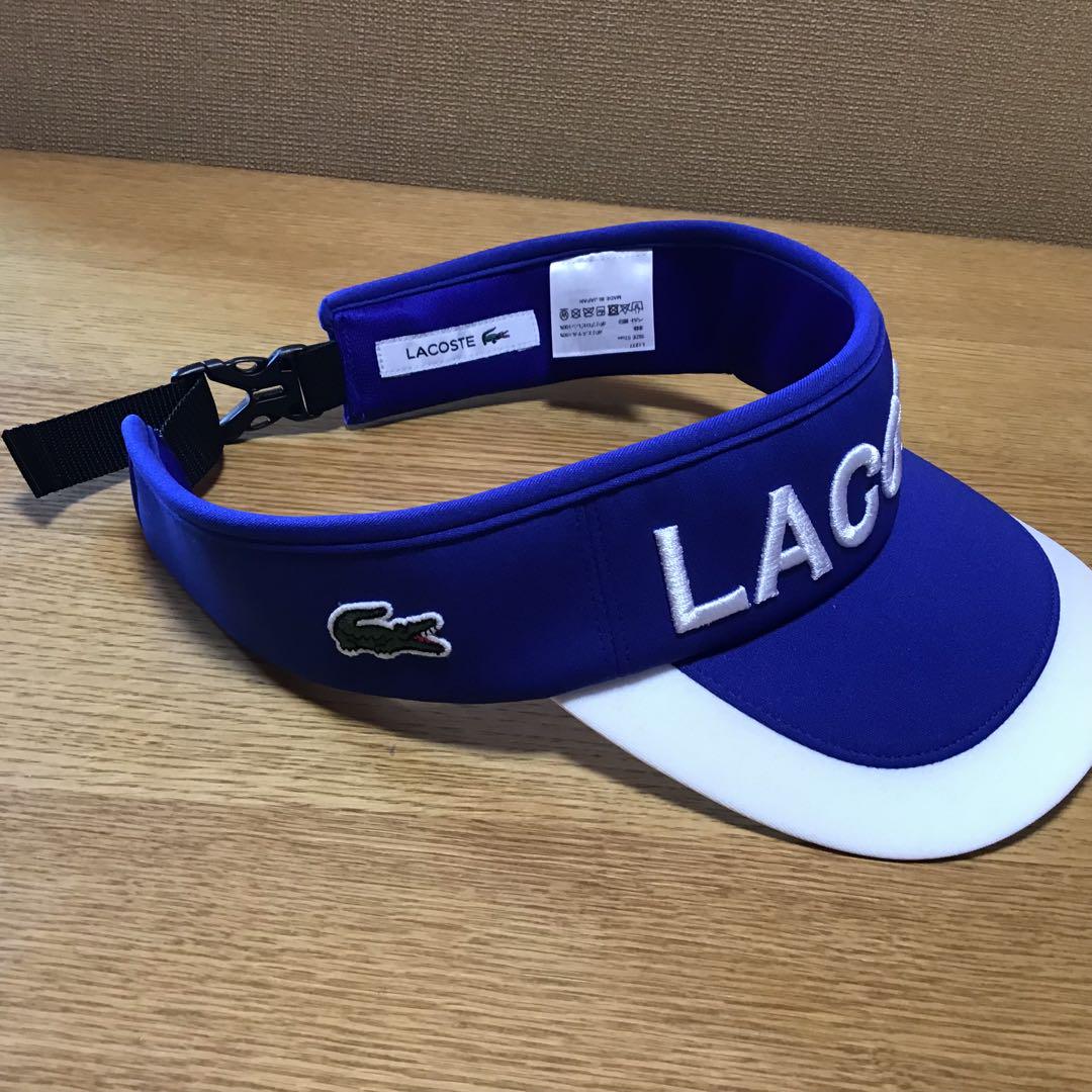 新品未使用  LACOSTE  ラコステ  サンバイザー