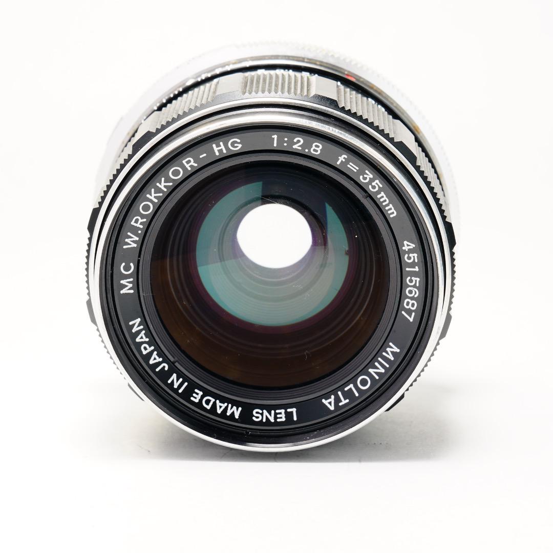 【極美品】ミノルタ MC W.ROKKOR-HG 35mm F2.8 687