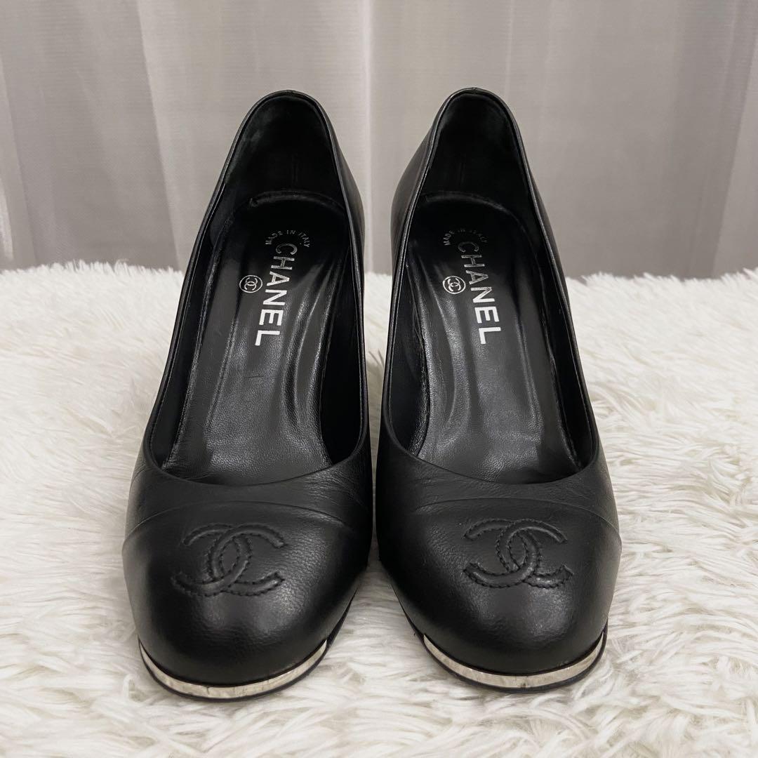 ⭐️極美品⭐️ CHANEL シャネル ココマーク パンプス ハイヒール 黒