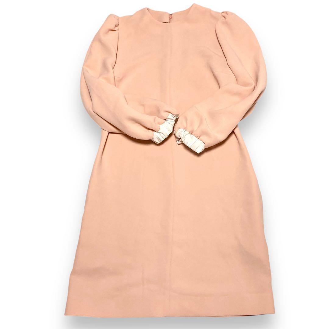 VVB ヴィクトリアベッカム パフスリーブ ワンピース フォーマル 結婚式