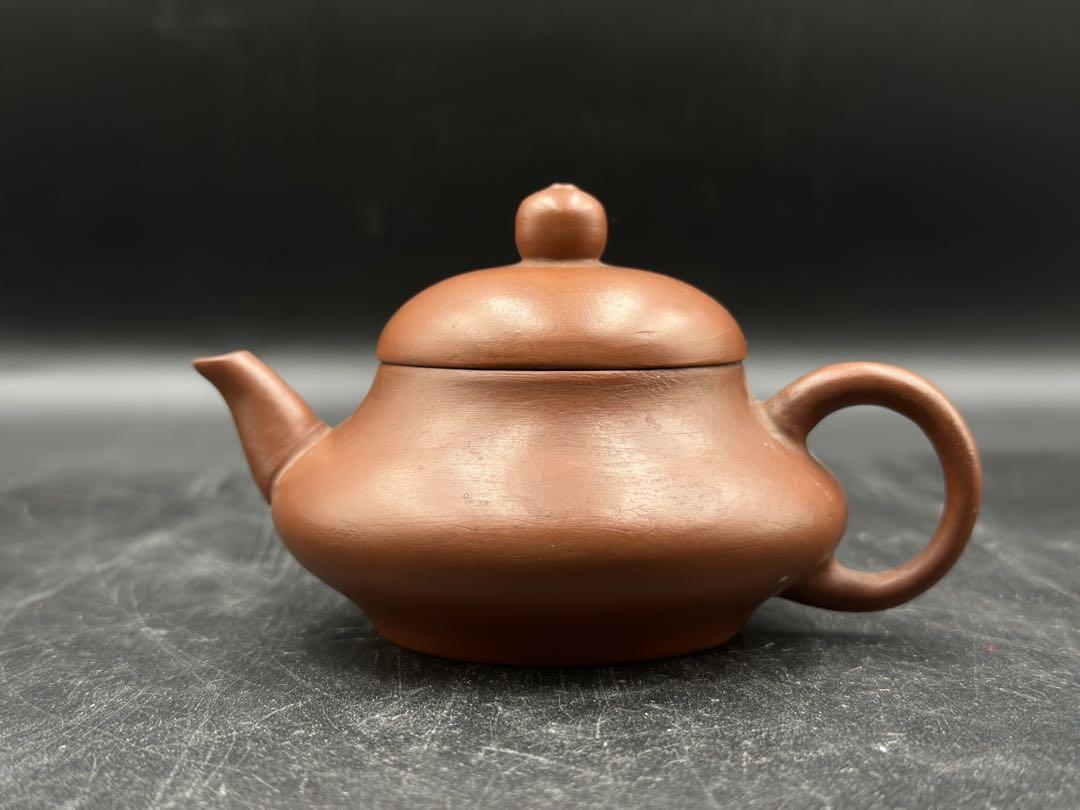 中国紫砂壺 惠孟臣製 急須 朱泥茶壺 煎茶道具 煎茶器 茶碗 中国古美術