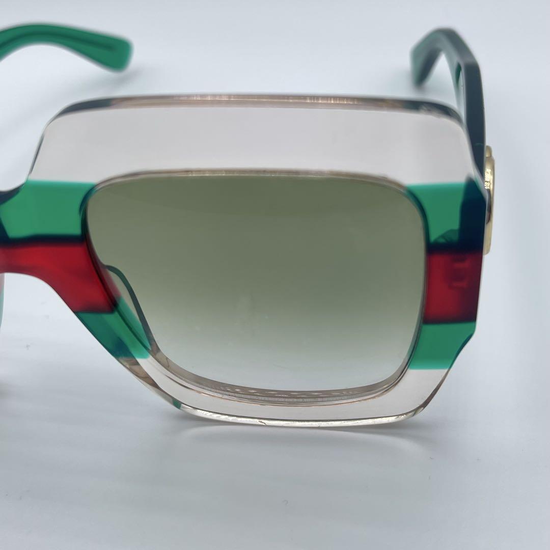 GUCCI✨️サングラス シェリーライン GGロゴ ゴールドデカレンズ