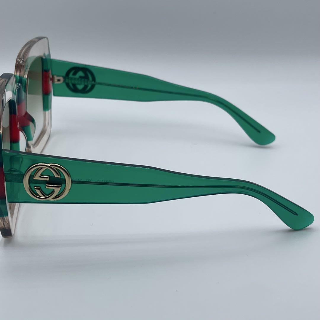 GUCCI✨️サングラス シェリーライン GGロゴ ゴールドデカレンズ