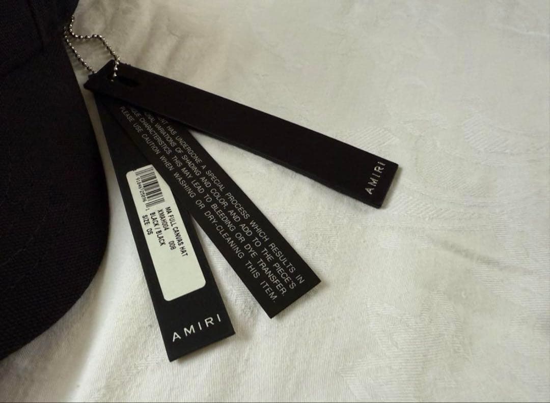 AMIRI MA FULL CANVAS HAT アミリ キャップ ブラック AMIRI MA FULL CANVAS HAT アミリ キャップ ブラック