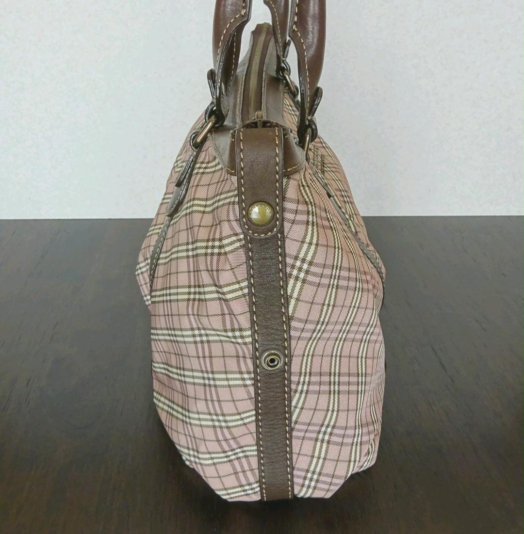在庫あ通販 美品 ハンドバッグ ミニボストン ifN3V-m34835458772 バーバリー ブルーレーベル 格安通販