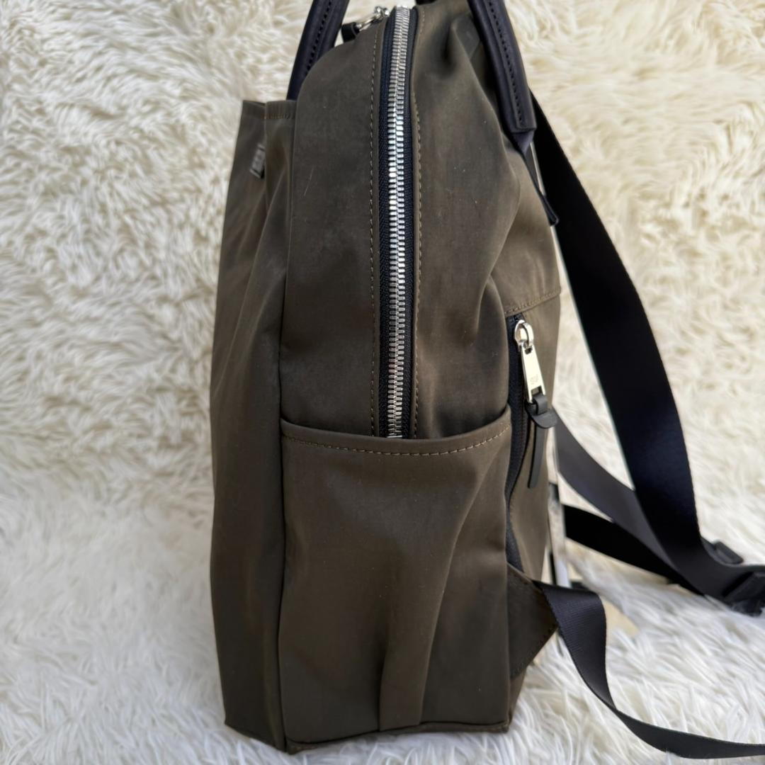 極美品 スタンダードサプライ ワラビー リュック バックパック カーキ ブラウン