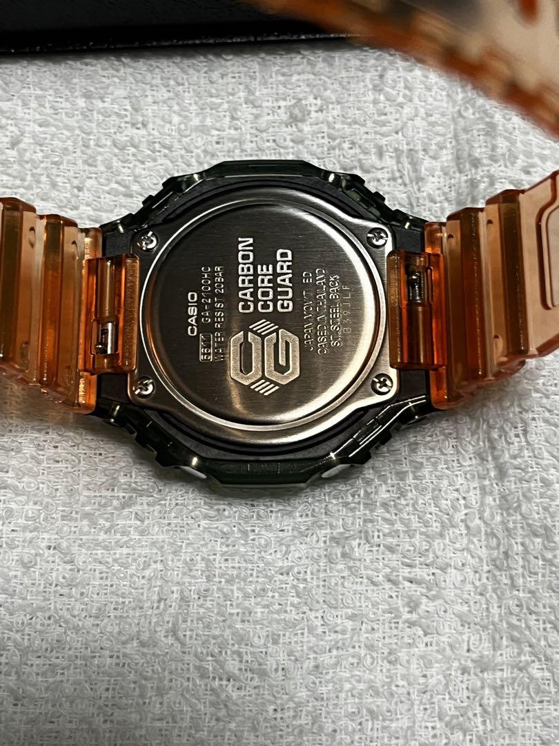 ジーショック カーボンコアガード構造 GA-2100HC-4AJF