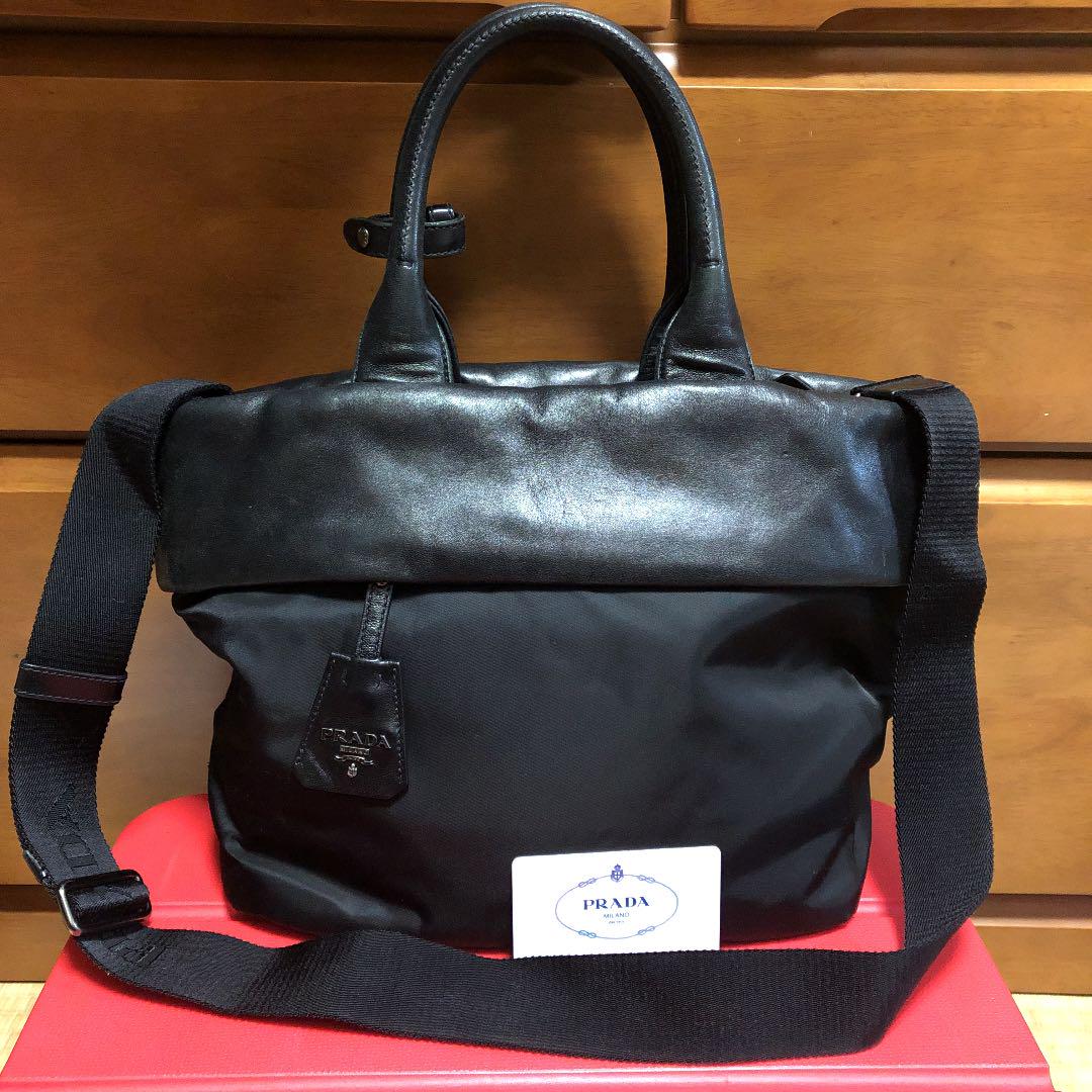 ブラック系超人気新品PRADAプラダナイロンレザーコンビ2wayリバーシブルバッグ ハンドバッグ レディースブラック系¥21,360-www.outthere.travel ブラック系超人気新品PRADAプラダナイロンレザーコンビ2wayリバーシブルバッグ ハンドバッグ レディースブラック系¥21,360-www.outthere.travel