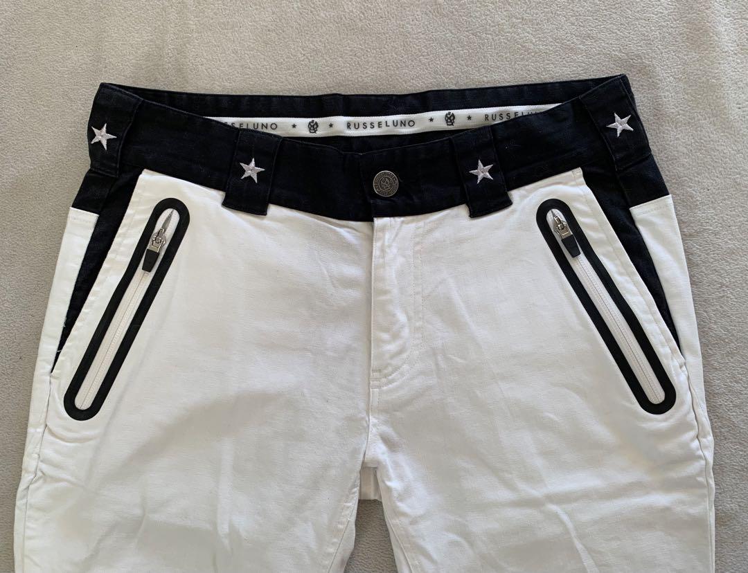 最大10%OFFクーポン RUSSELUNO メンズ4 ストレッチパンツ ルチャマスク CIDAM メンズウェア