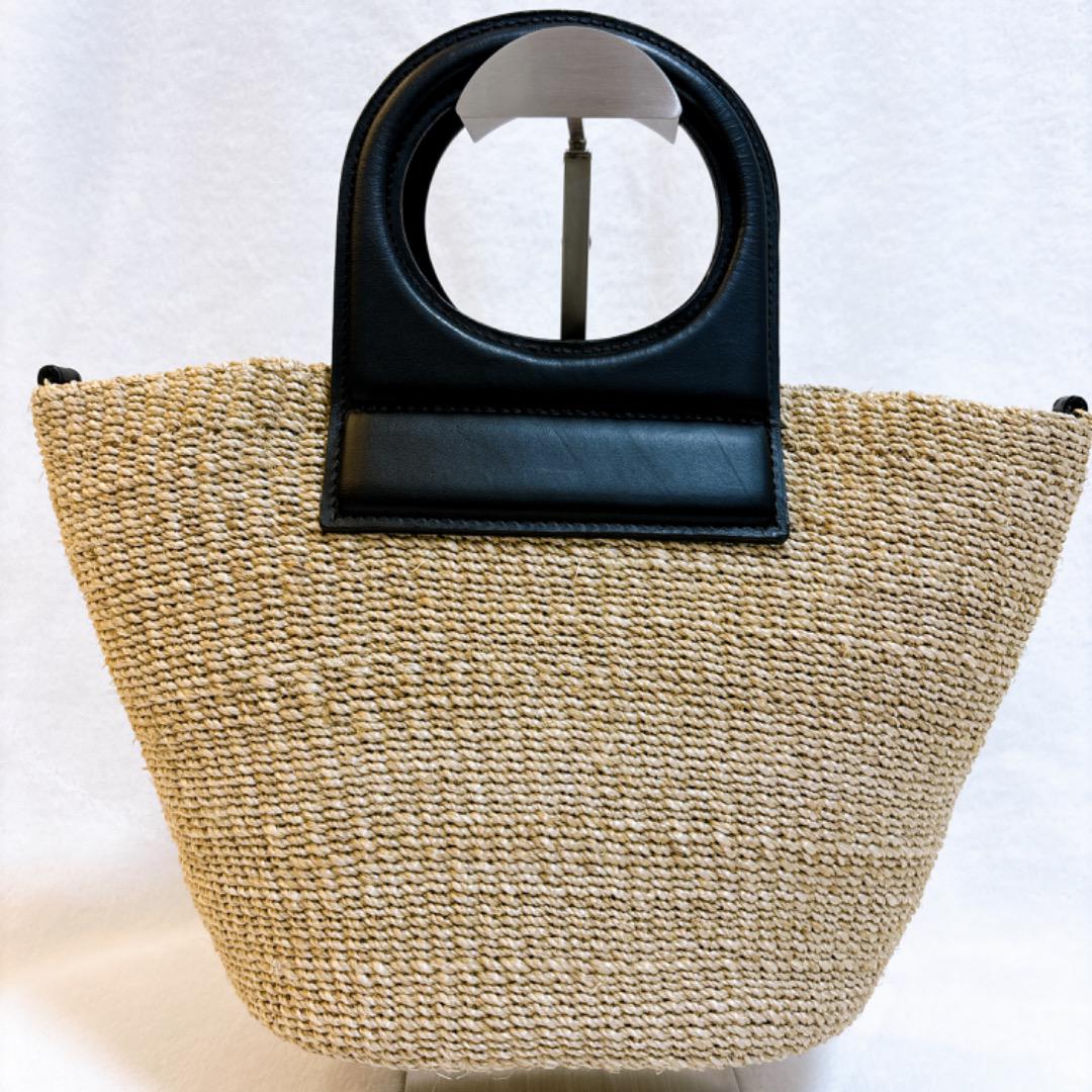 【極美品✨】VIOLAd'ORO ヴィオラドーロ　ハンドバッグ　カゴバック
