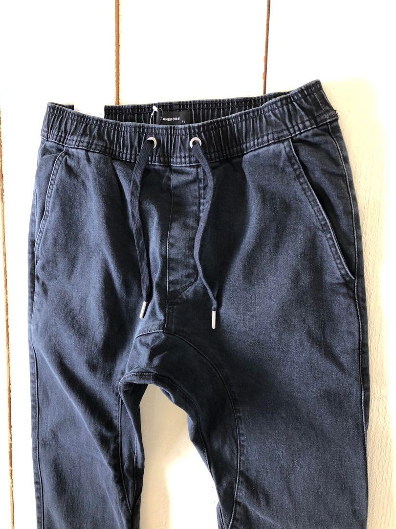 パンツ ZANEROBE Sureshot Jogger Denim Black 32