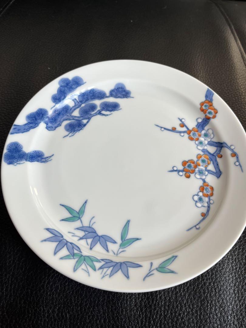 有田焼 花柄絵違い 5枚セット