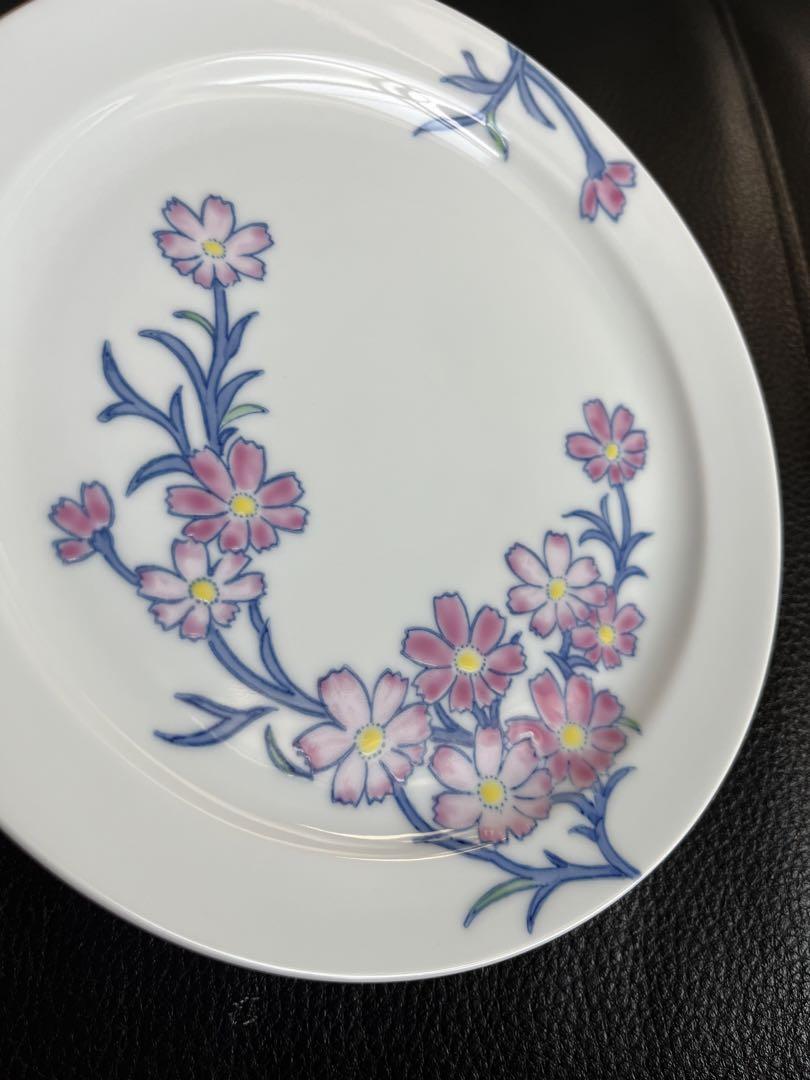 有田焼 花柄絵違い 5枚セット