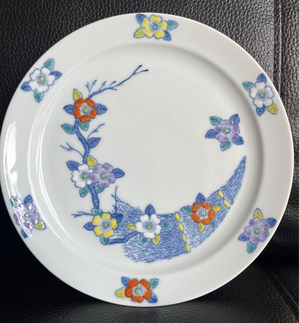 有田焼 花柄絵違い 5枚セット