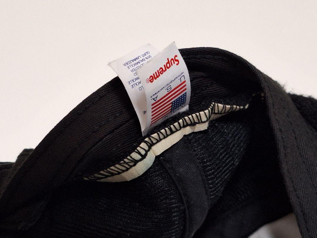 極美品　Supreme　Wool　S Logo　6-Panel　\"Black\"