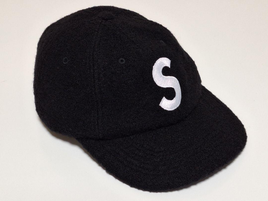 極美品　Supreme　Wool　S Logo　6-Panel　\"Black\"