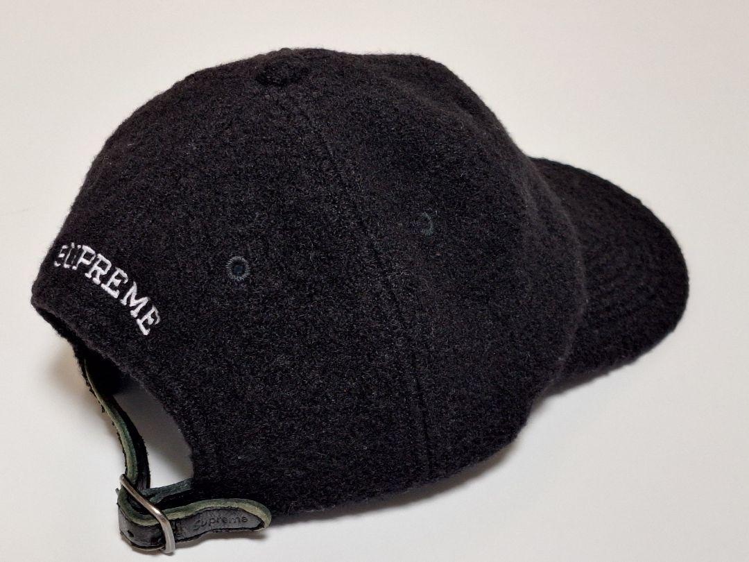 極美品　Supreme　Wool　S Logo　6-Panel　\"Black\"