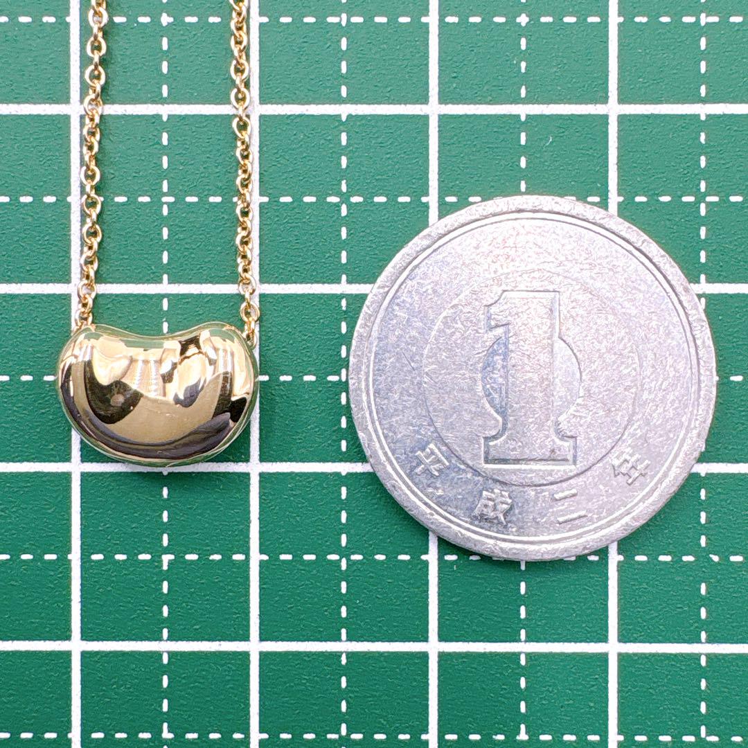 極美品 オールドティファニー ビーン スモール 2.98g ゴールド k18