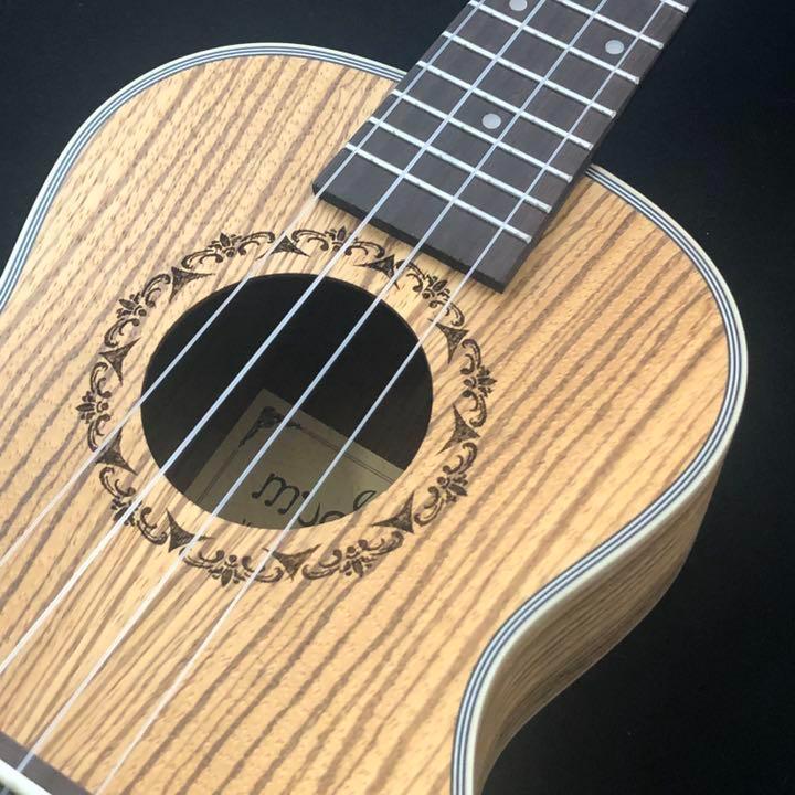 【超新作】 ゼブラウッド・コンサート・ウクレレ【AAAランク】 【職人調整】Music製 - 弦楽器