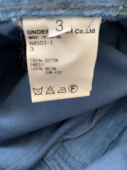 通販得価 UNDERCOVER アンダーカバー 加工 ボンテージ パンツ ブルー サイズ3 mn5sD-m34848944235 好評NEW
