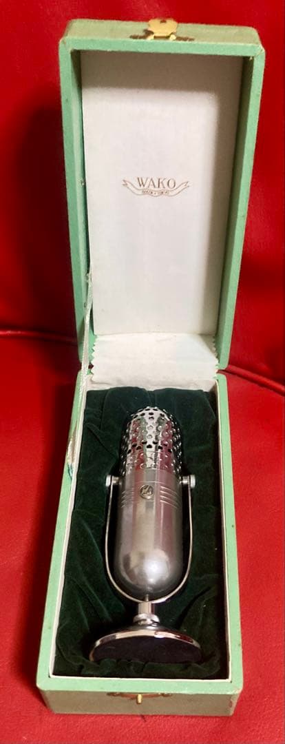 レア品 日本製Vintage マイク型　卓上ライターノベリティ