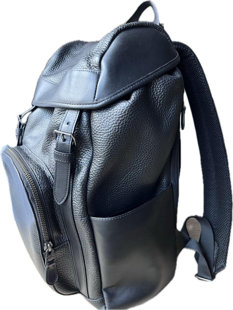 美品】COACH リュック ヘンリー ペプルドレザー A4可 大容量