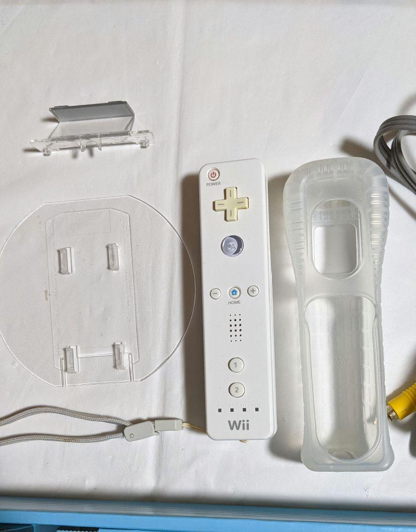 Wii 本体 ホワイト リモコン付き - メルカリ